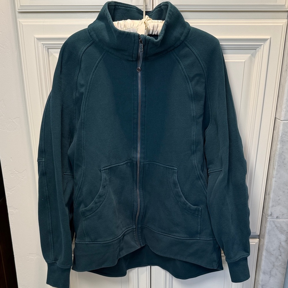 Lululemon green SCUBA Zip-Up Jacket sweatshirt